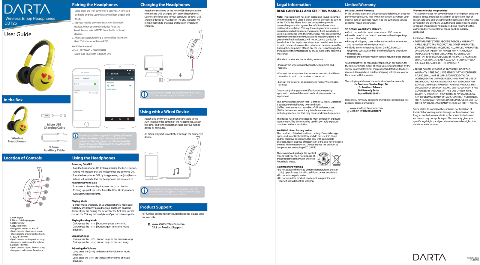 Darta DBT25 User Manual