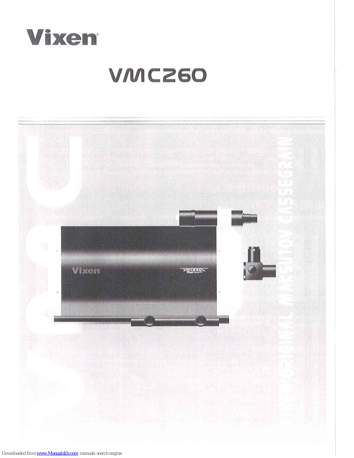 Vixen VMC260L, VMC260 User Manual - ManualMachine.com