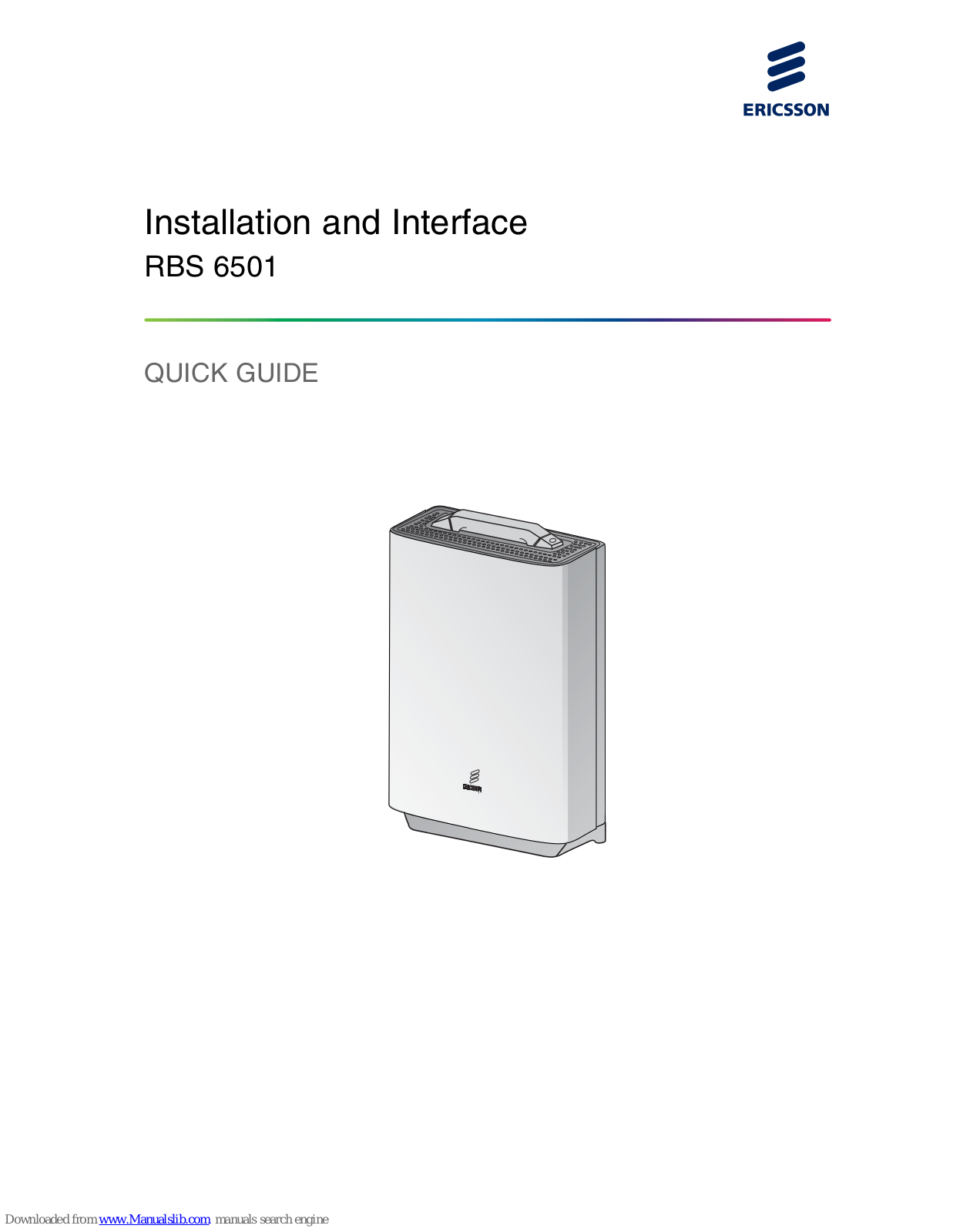 Ericsson RBS 6501 Quick Manual - ManualMachine.com