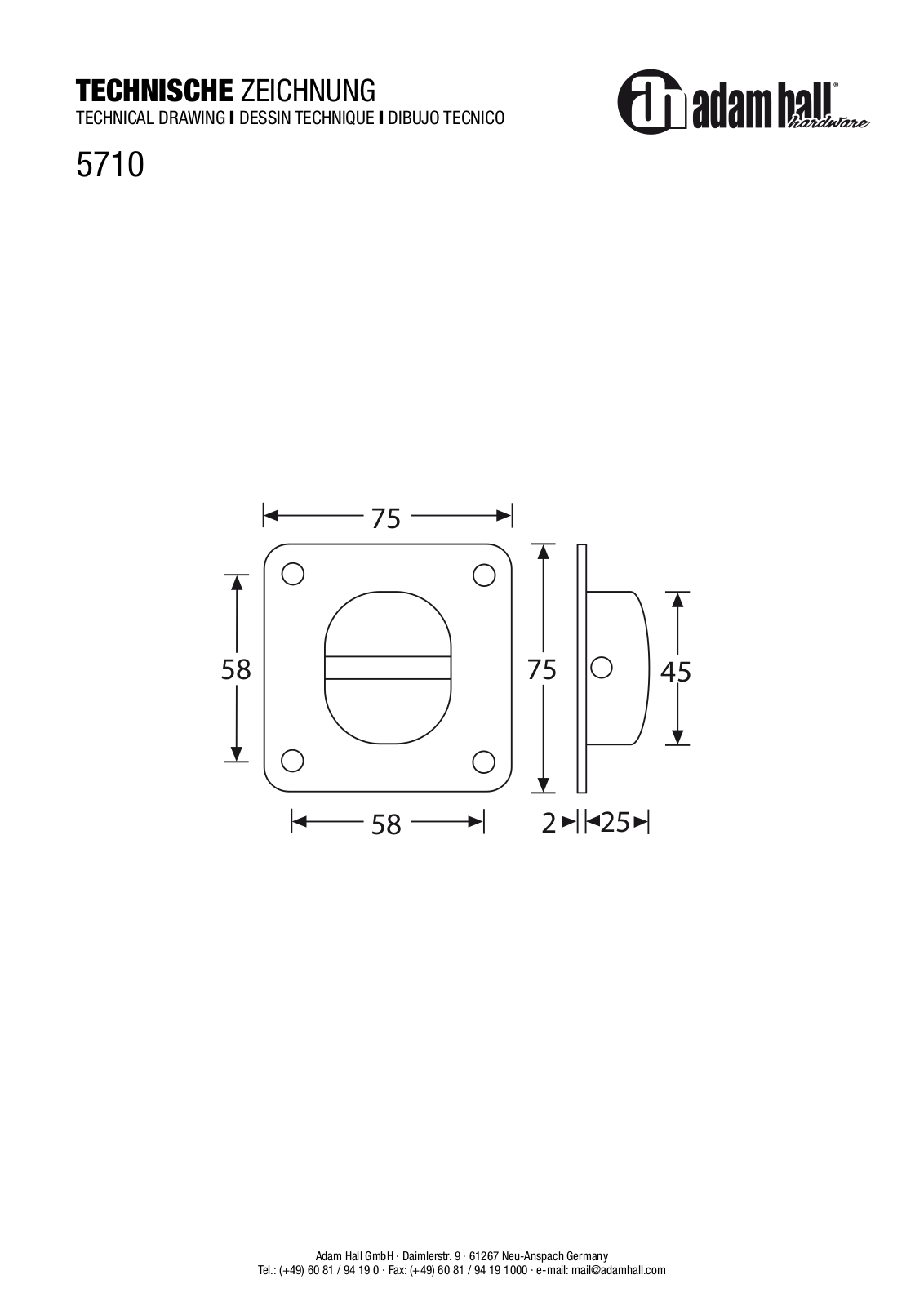 Adam Hall 5710 User guide - ManualMachine.com