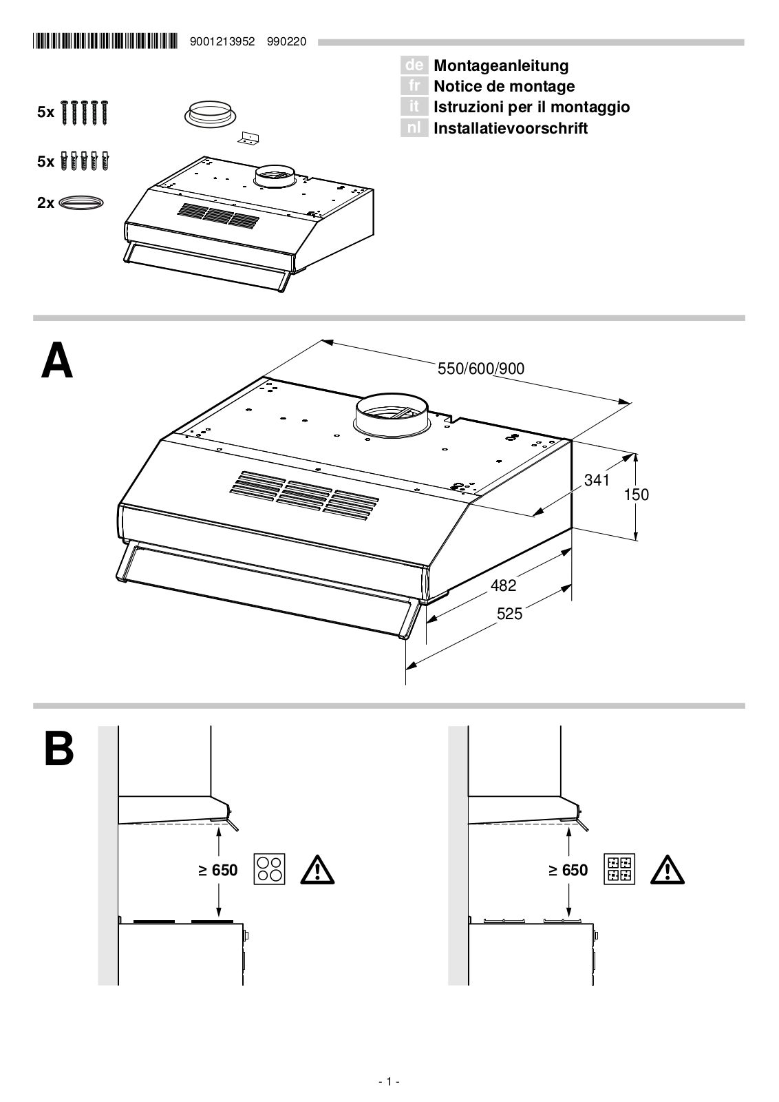 Siemens LU63LCC Assembly Manual