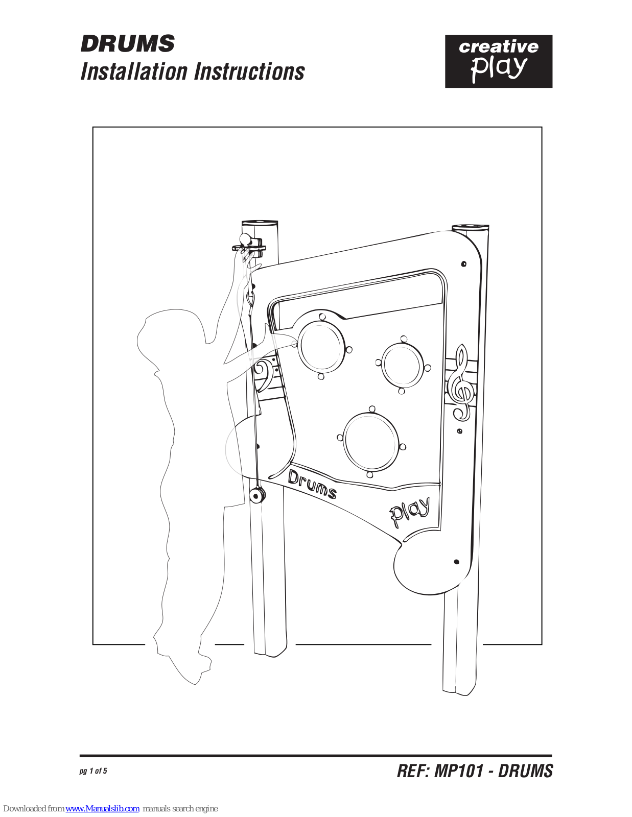 Creative Play MP101 Installation Instructions Manual