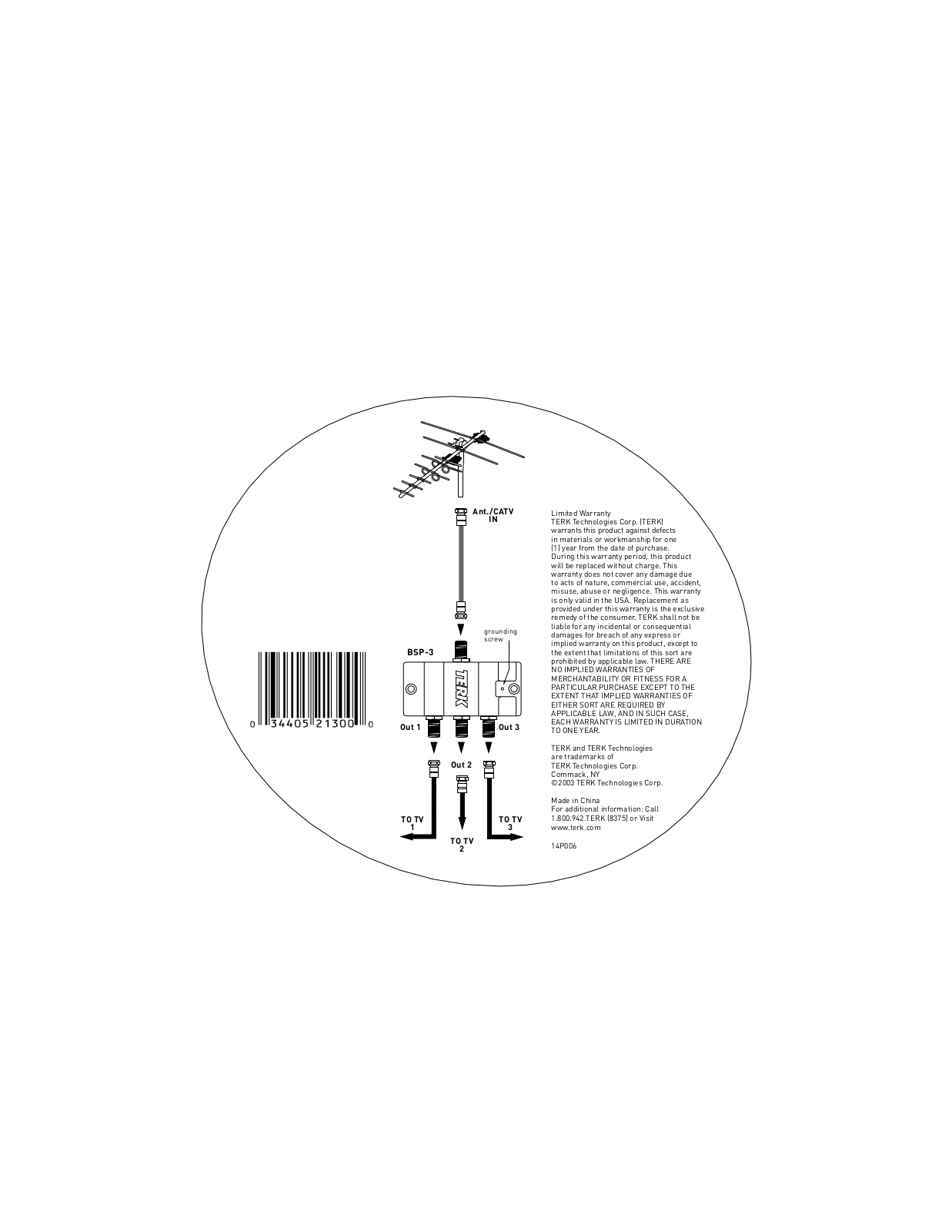 Audiovox BSP3 User Manual