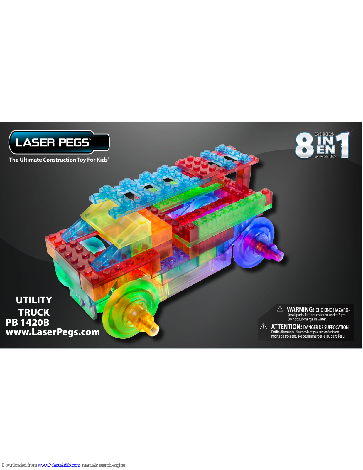 Laser Pegs PB 1420B Instructions Manual