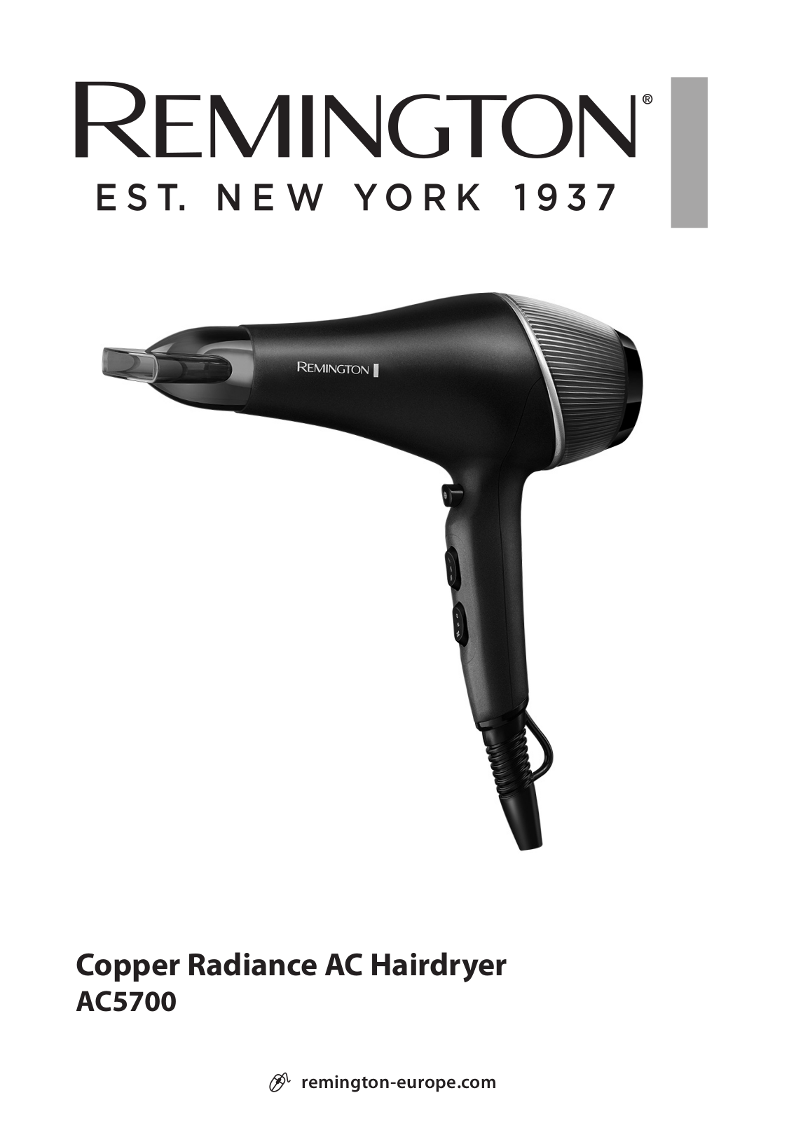 Remington AC5700 User guide - ManualMachine.com