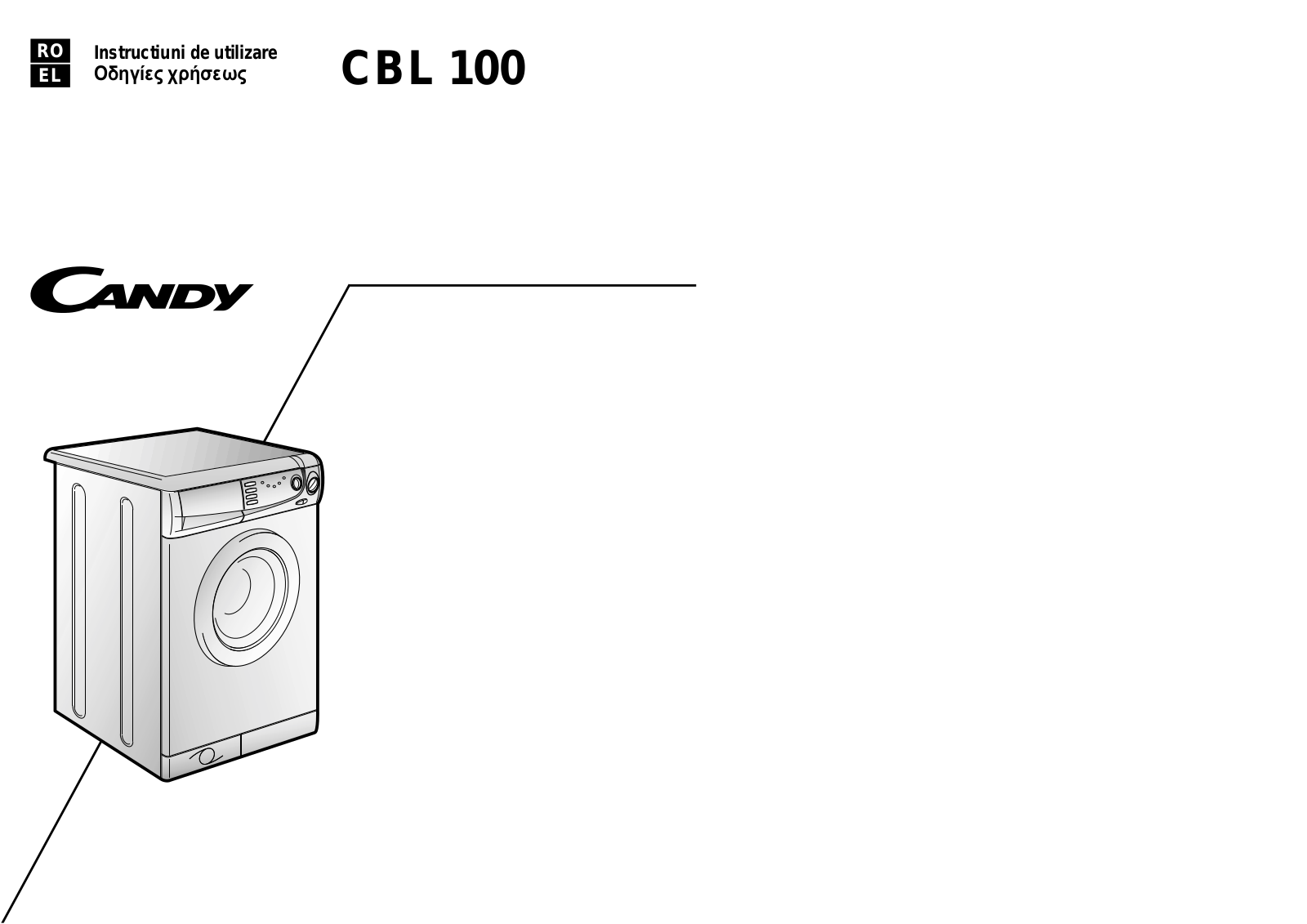 Candy CBL100 SY User Manual