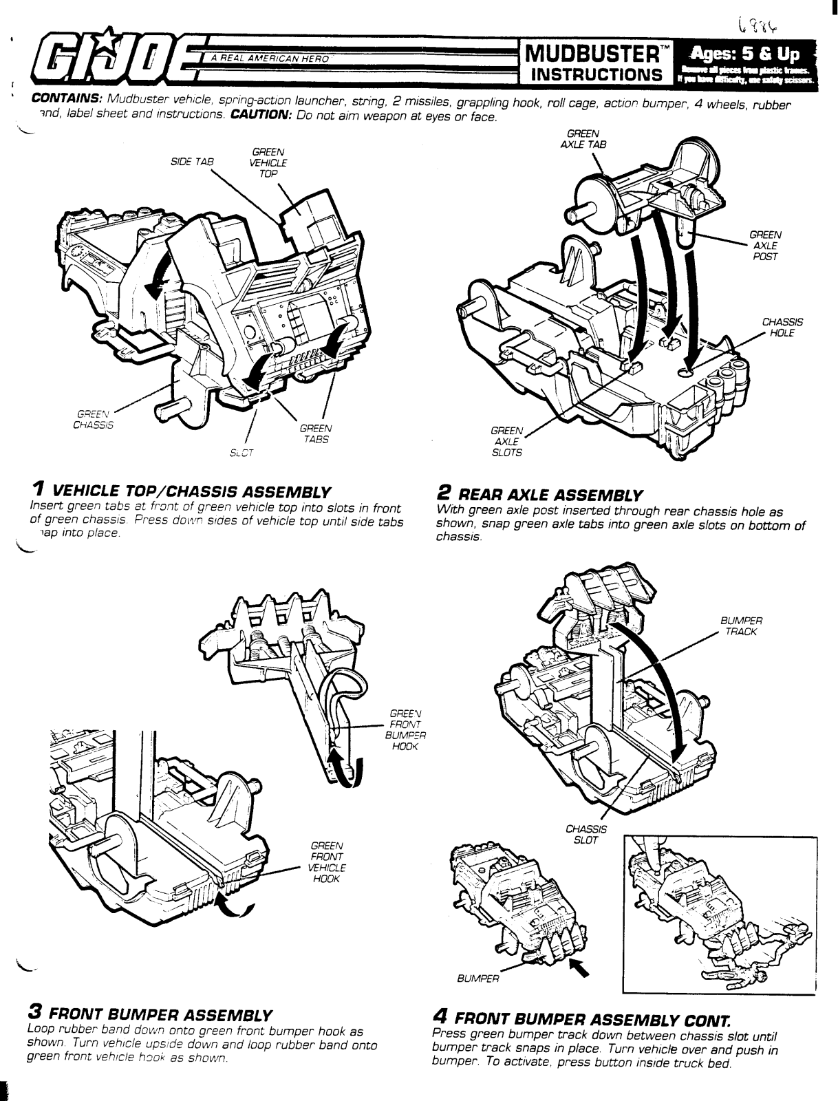 HASBRO GIJoe Mudbuster User Manual