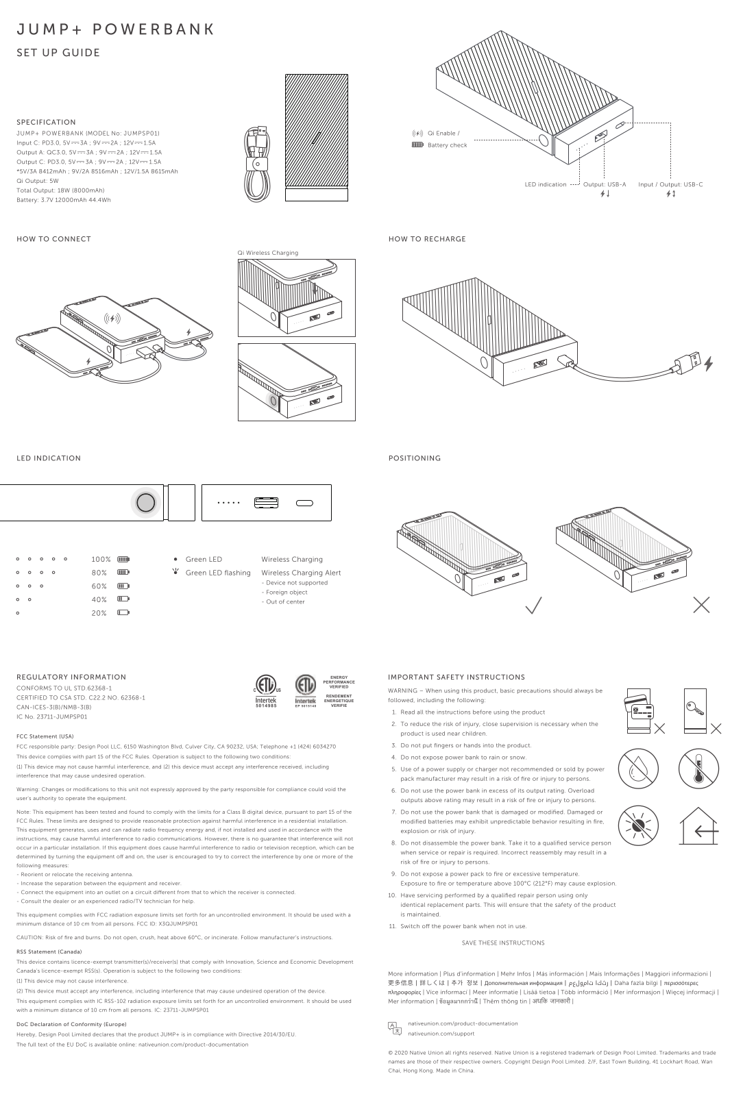 Native Union JUMPSP01 User Manual