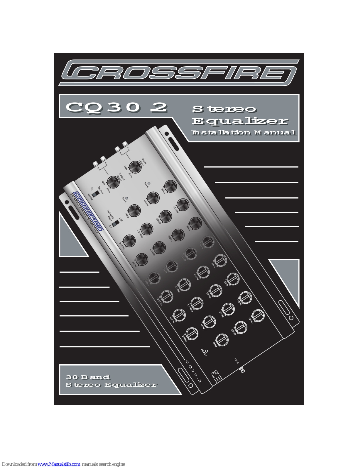 Crossfire CQ30 2 Installation Manual - ManualMachine.com
