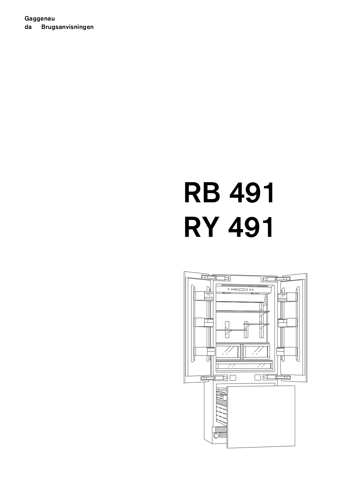 Gaggenau RB491200, RY491200 User Manual