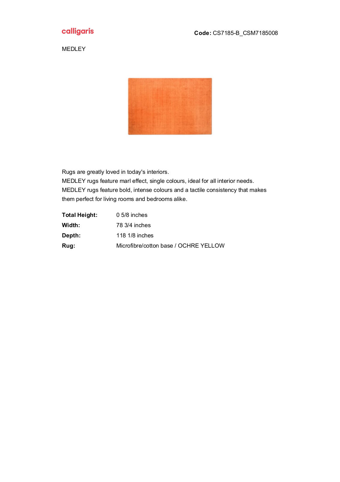 Calligaris GN2570 Specifications - ManualMachine.com