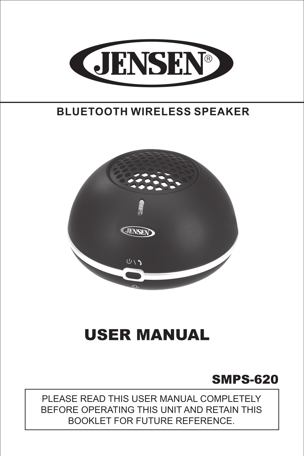 Jensen SMPS-620 User Manual