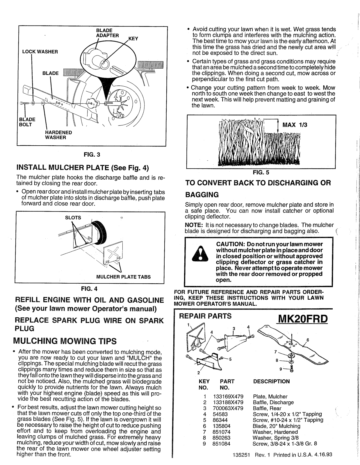 AYP MK20FRD User Manual