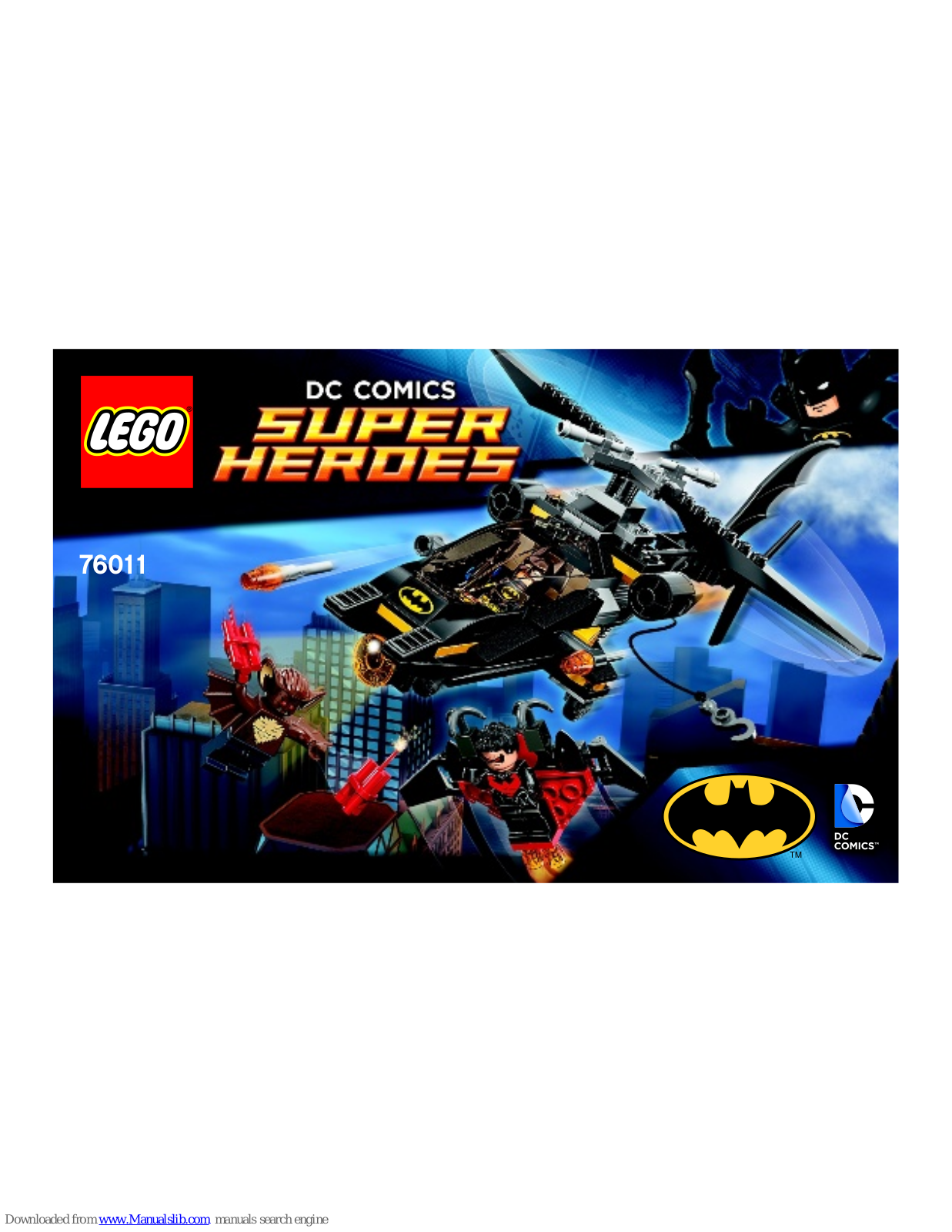 LEGO Super Heroes, DC Comics Super Heroes 76011 Instructions Manual