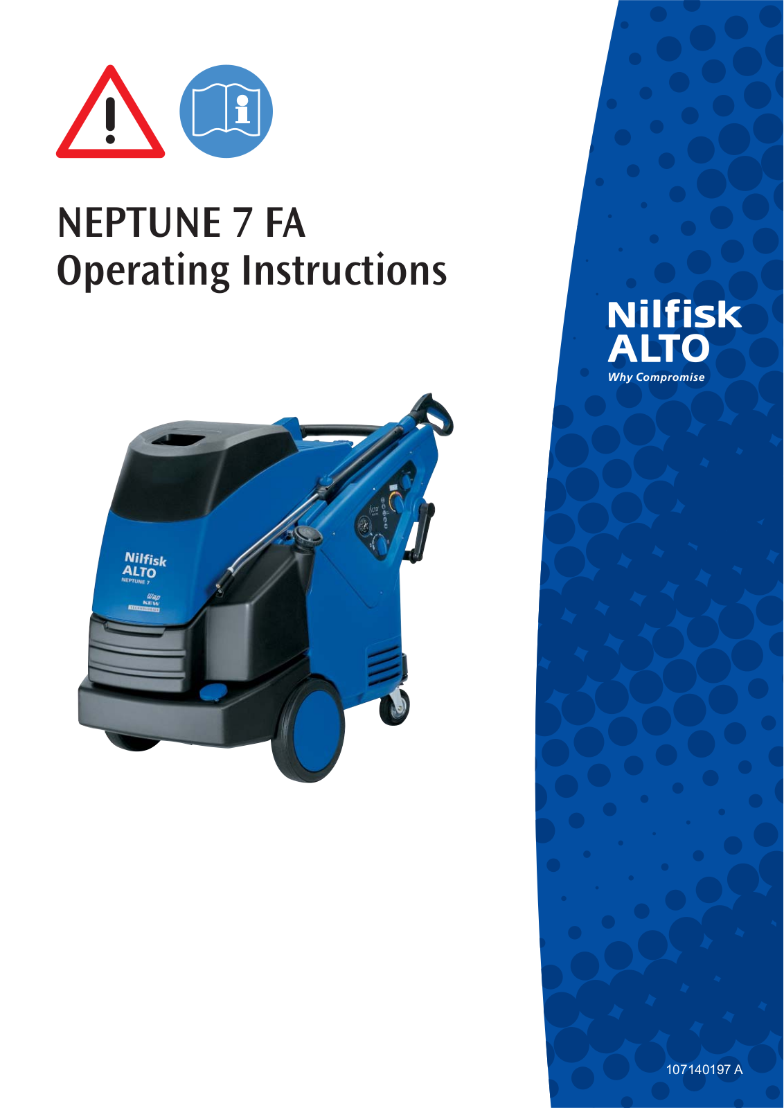 Nilfisk NEPTUNE 7 FA User Manual