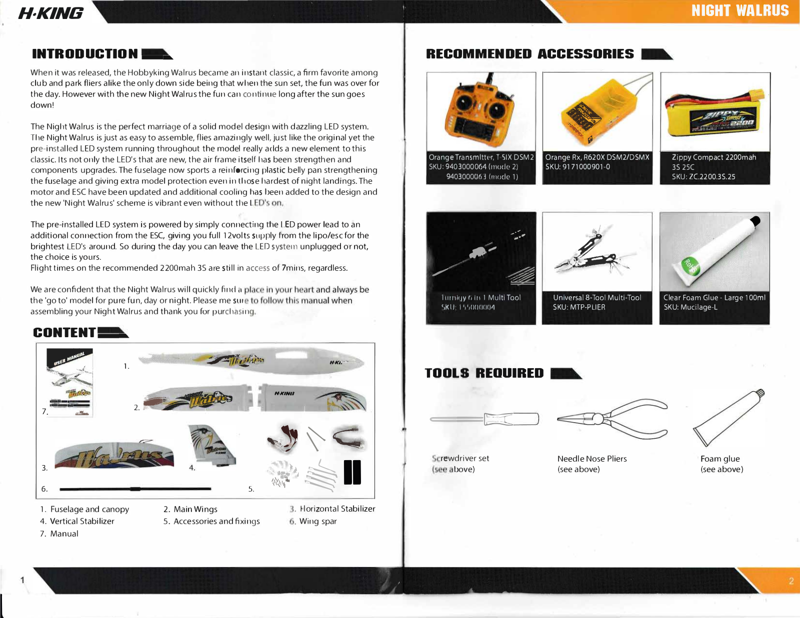 HobbyKing Night Walrus User guide - ManualMachine.com