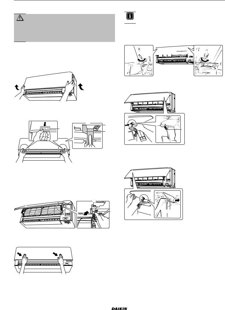 Daikin FTXTA30A2V1BW Installation manuals