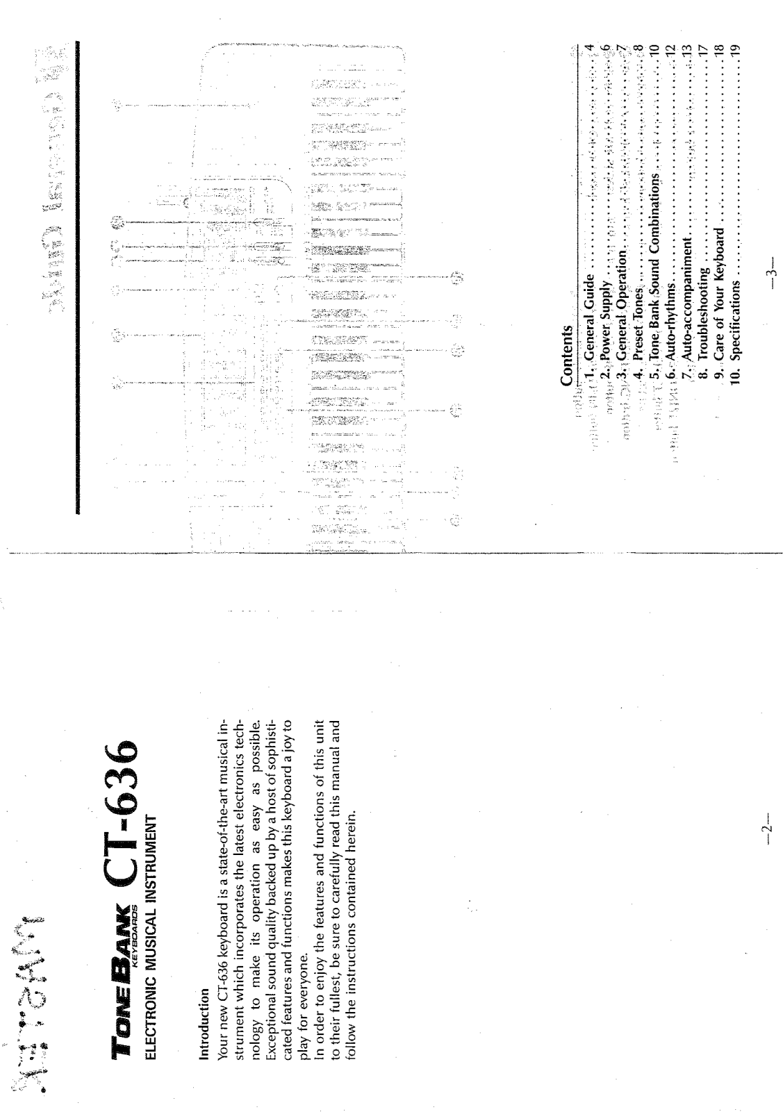 Casio CT-636 User Manual