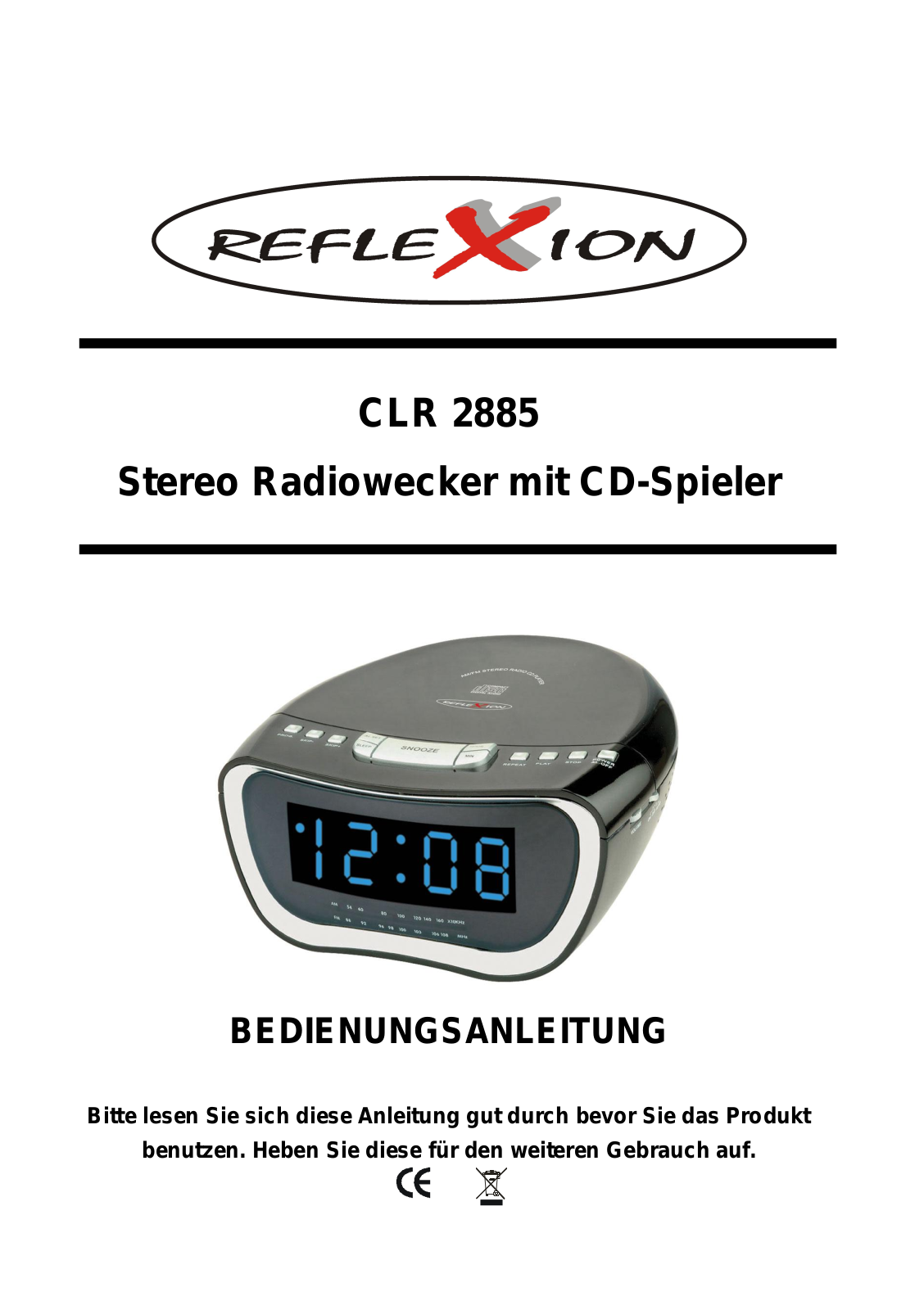 Reflexion CLR2885 User manual