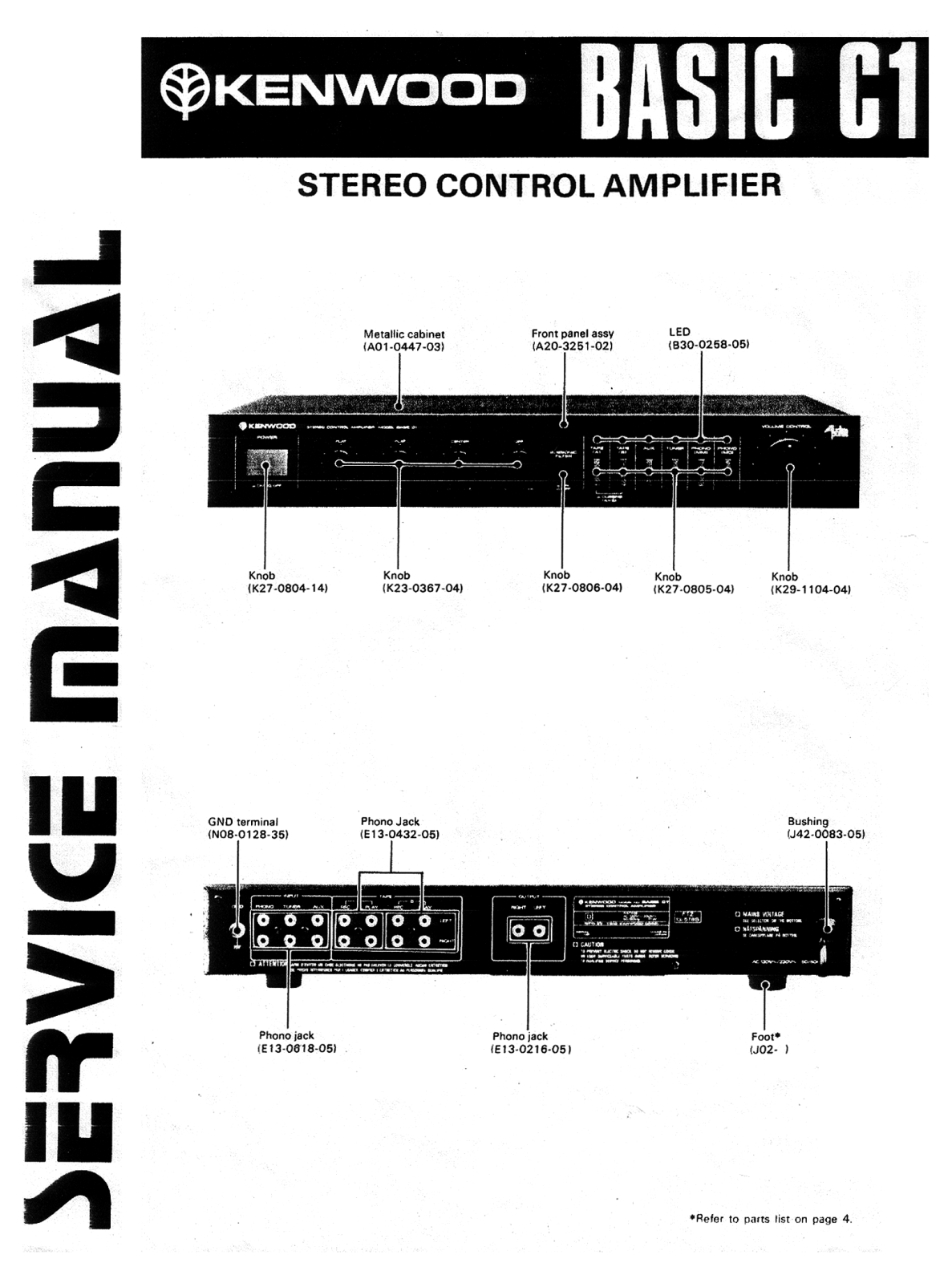 Kenwood Basic C-1 Service manual