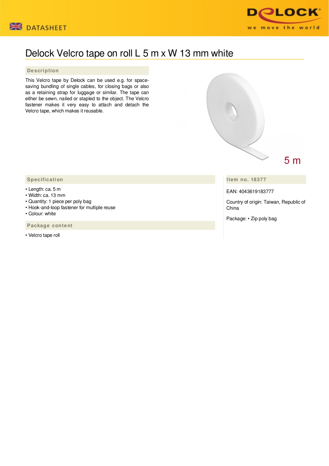 DELOCK 18377 Datasheet - ManualMachine.com