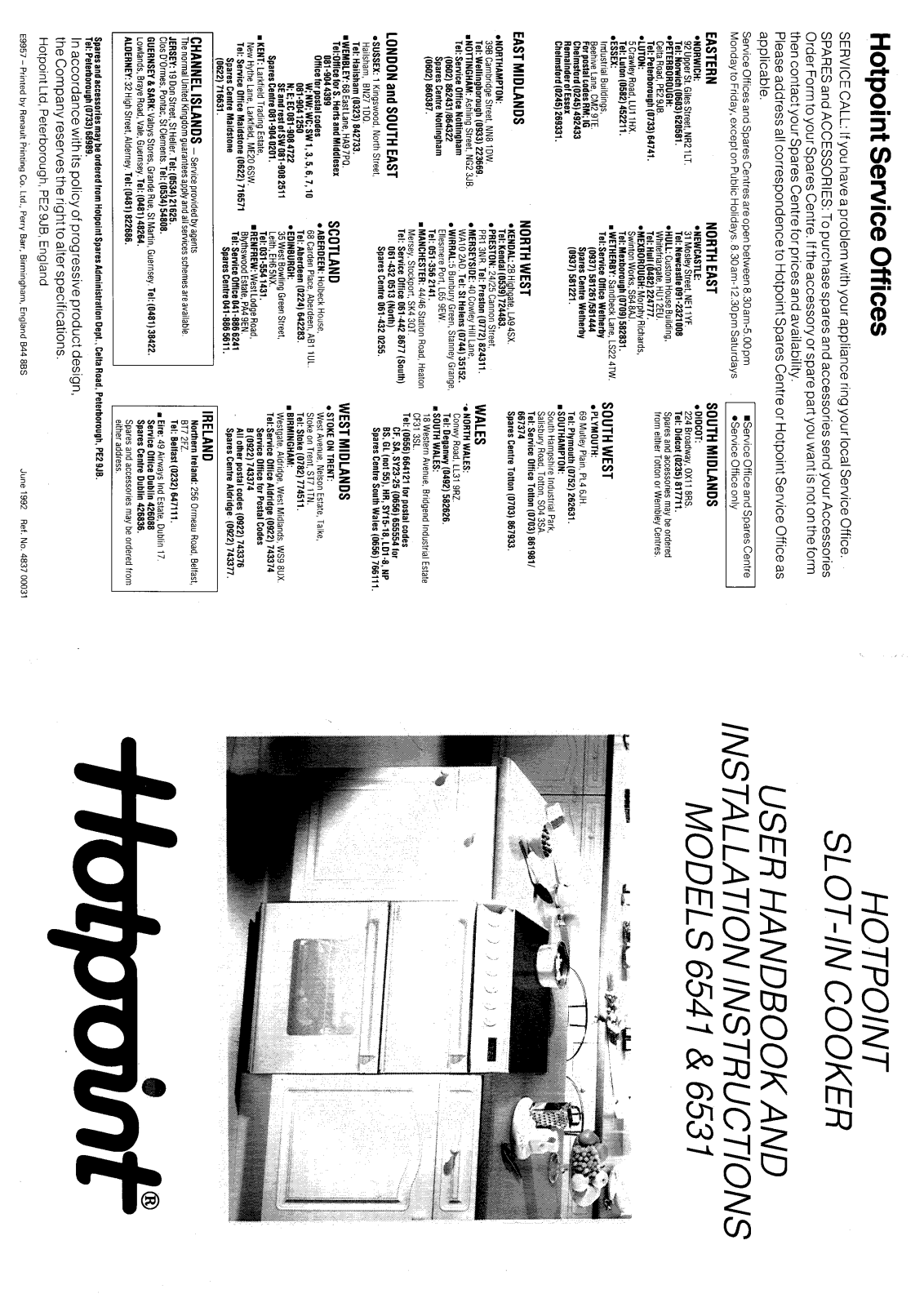 Hotpoint 6531 User Manual