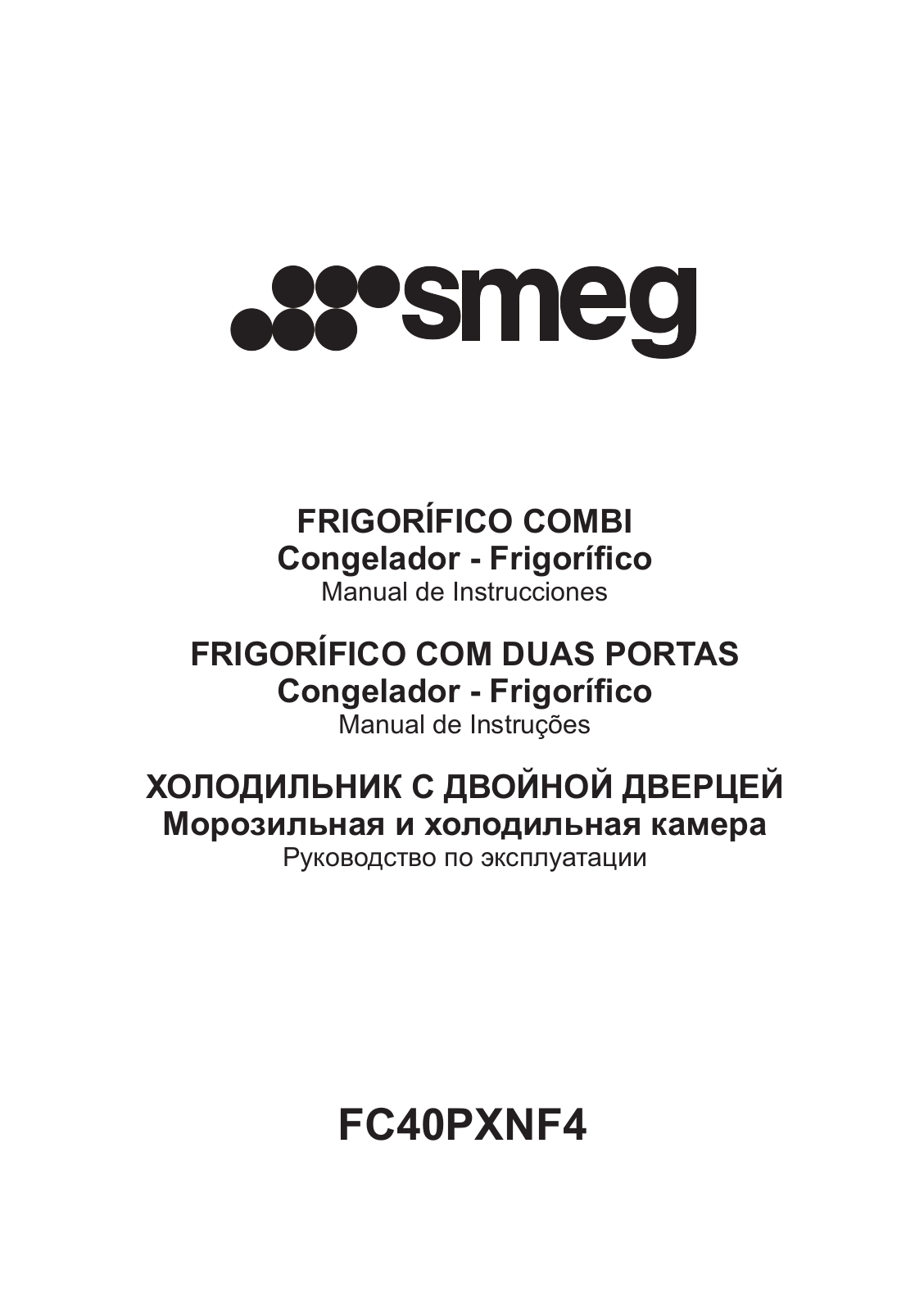 Smeg FC40PXNF4 User Manual