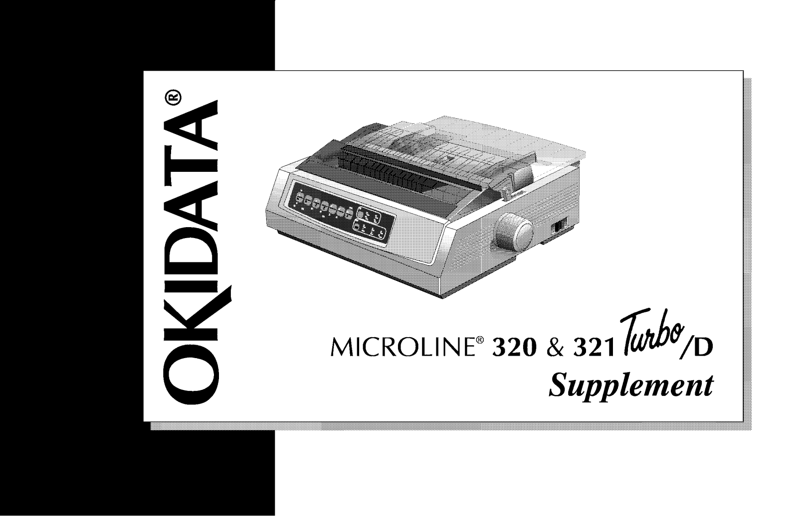 Oki MICROLINE 320 TURBO, MICROLINE 321 TURBO Supplement