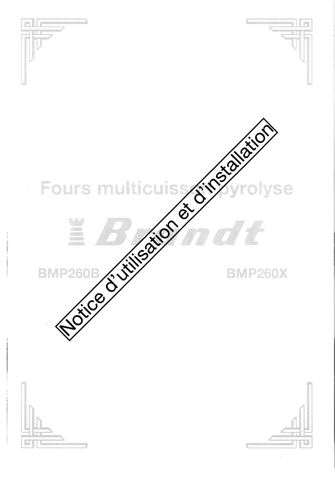 BRANDT BMP260 User Manual