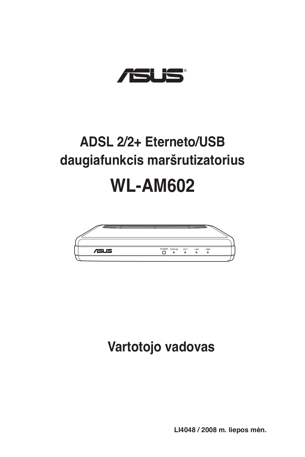 Asus WL-AM602 User Manual