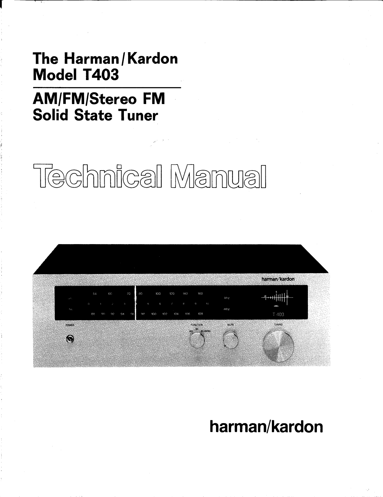 Sony T403 Service Manual