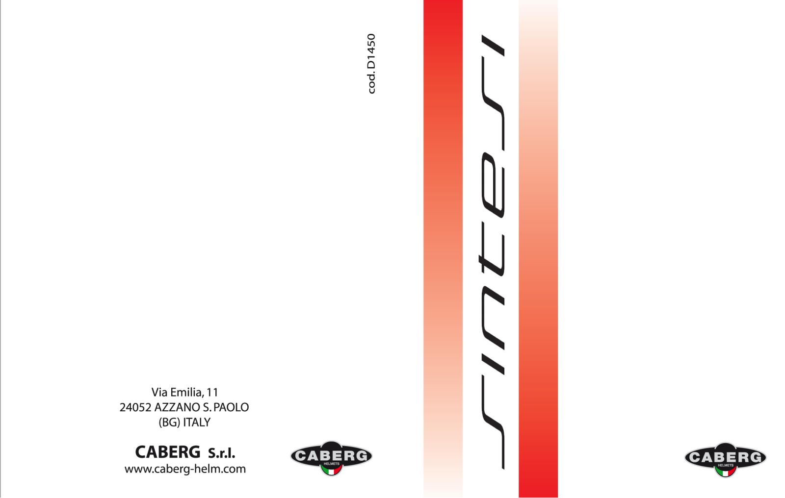 CABERG Sintesi User Manual