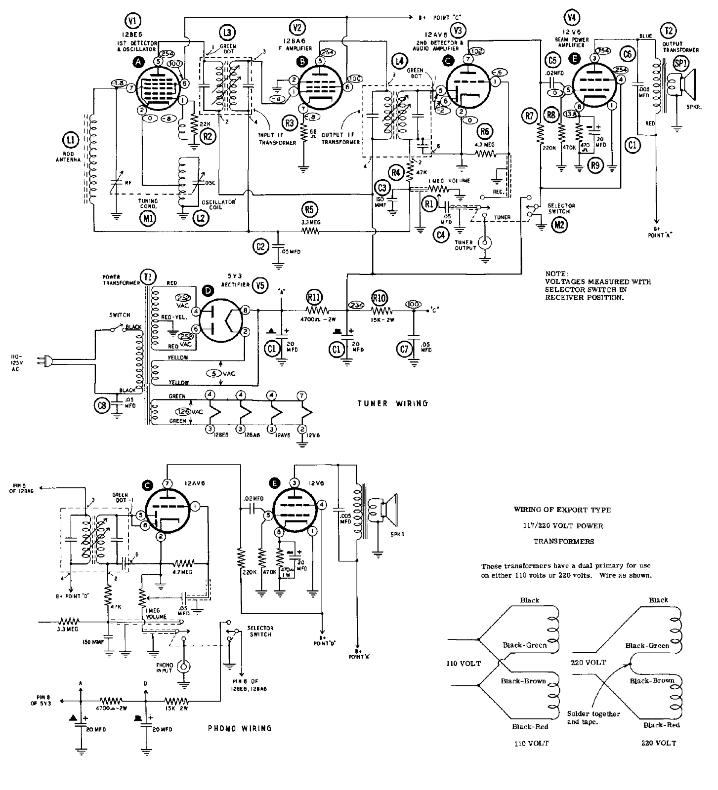 Heath Company BR-2 Schematic