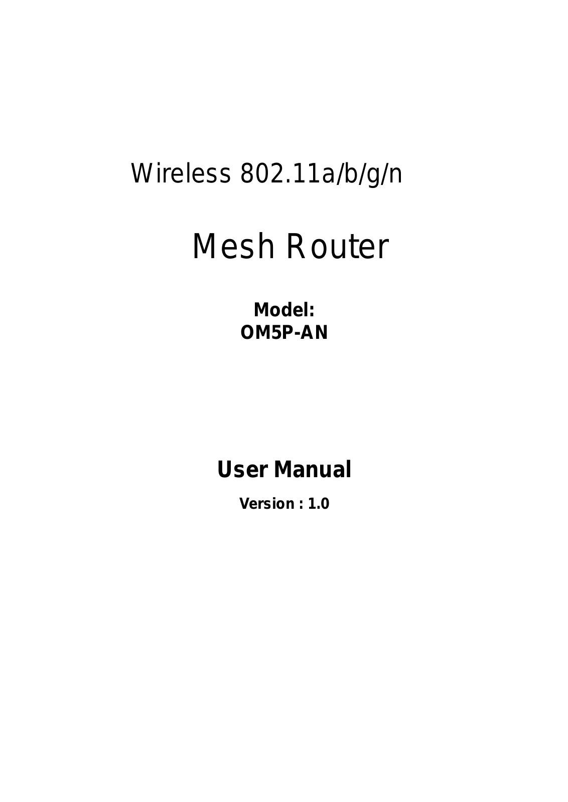 Datto OM5PAN User Manual