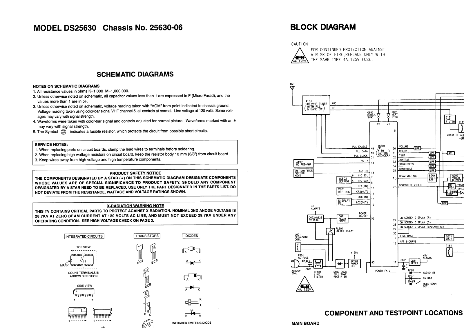 Sanyo DS25630 Schematic