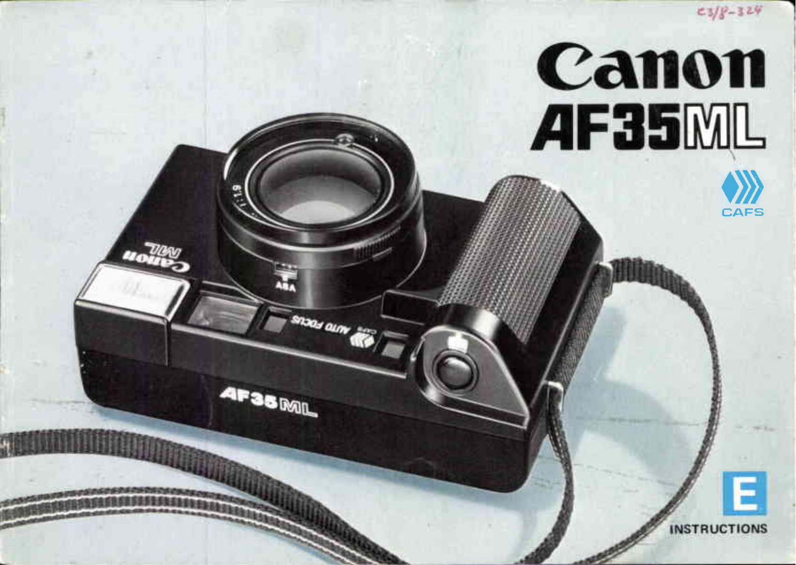 Canon AF 35 ML User Manual