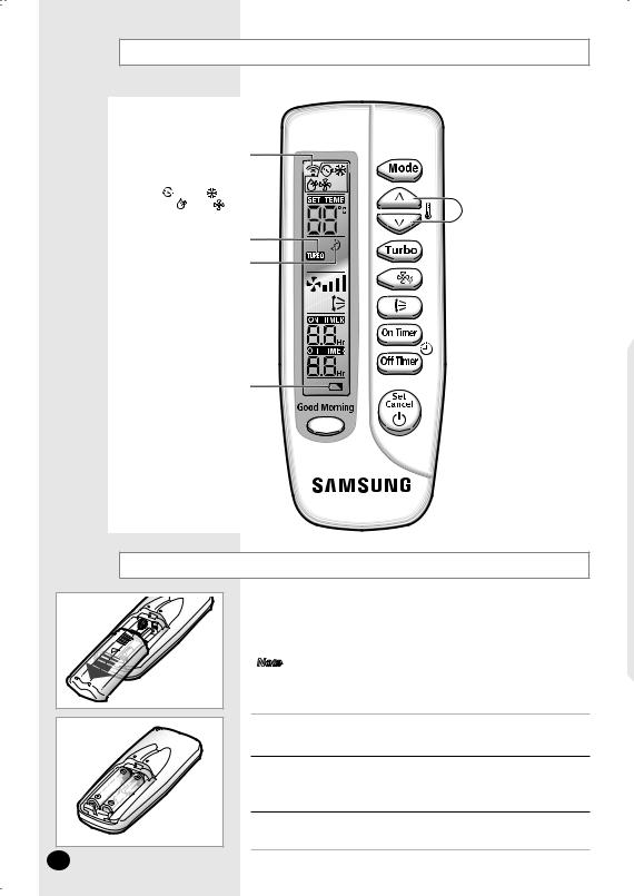 Samsung AS18FBA, AS12FBAN, AS12FBAX, AS09FBAN, AS09FBAX User Manual