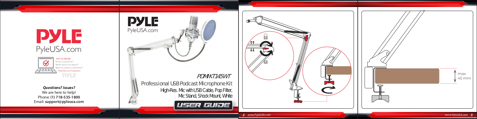 Pyle PDMIKT145WT User guide - ManualMachine.com