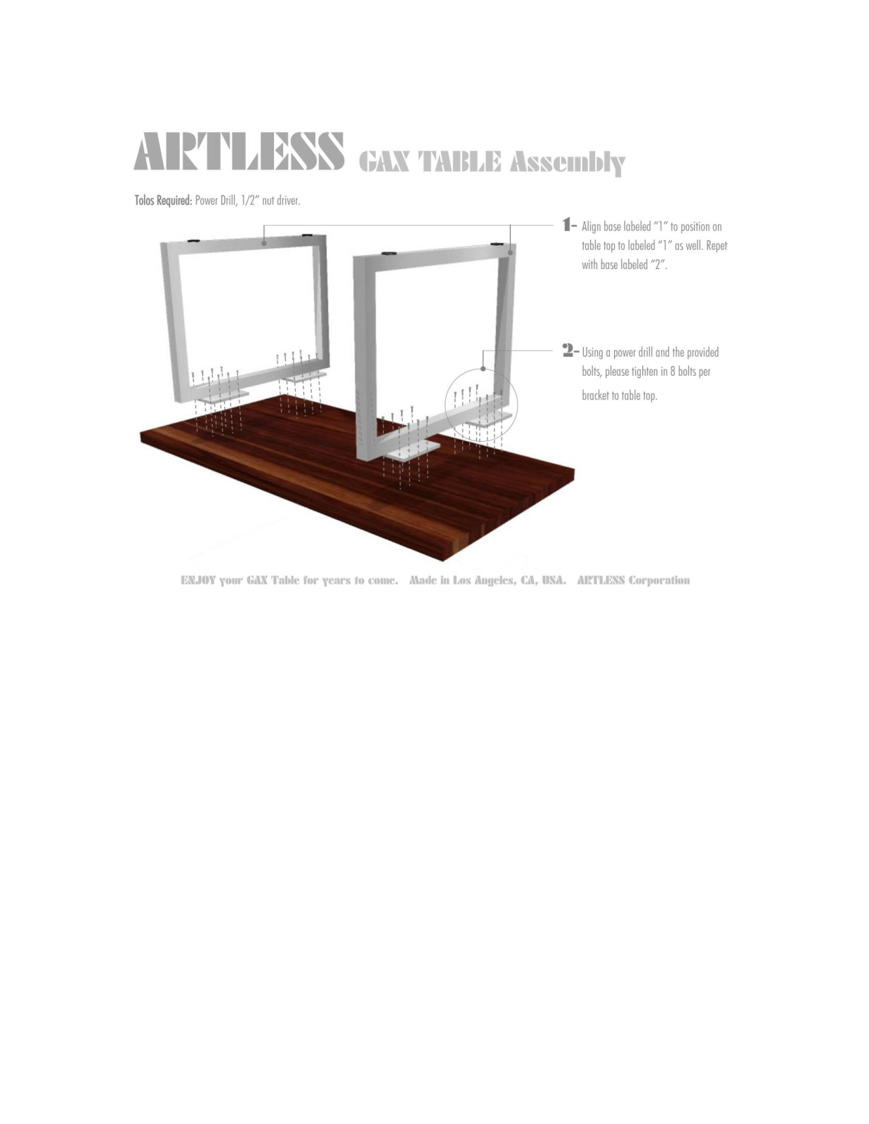 ARTLESS LYS1023 Installation & Assembly - ManualMachine.com