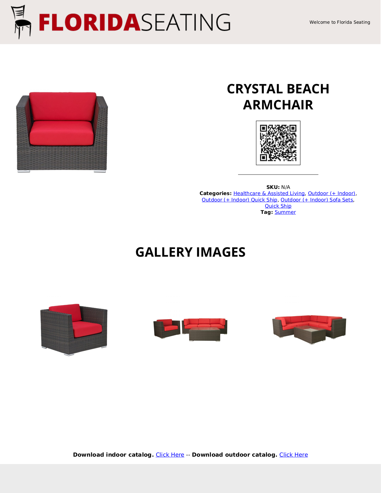 Florida Seating EAID1274 Specifications - ManualMachine.com