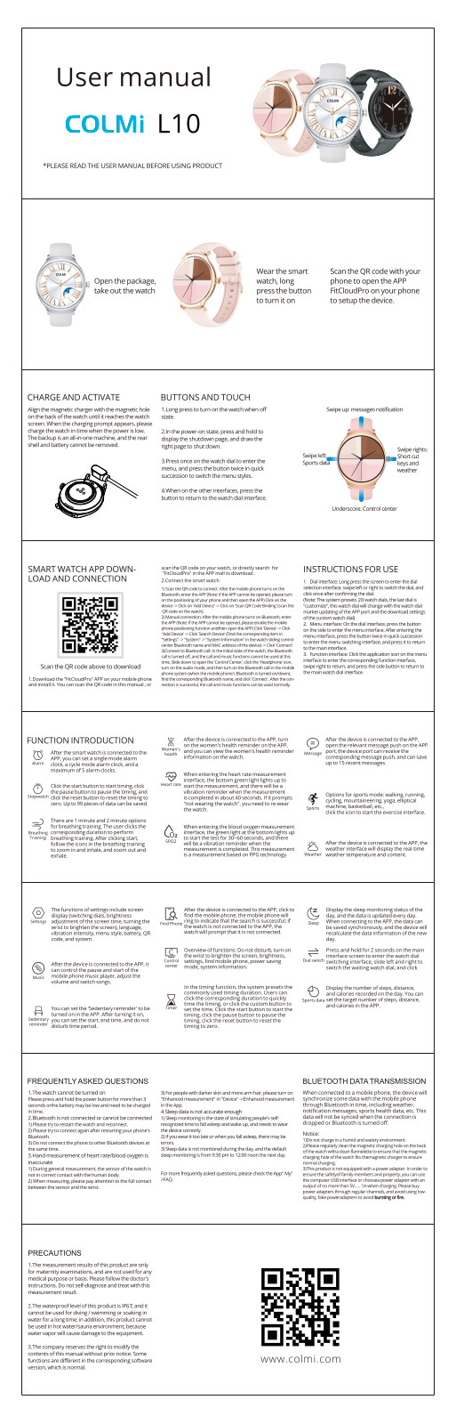 Colmi L10 User guide - ManualMachine.com