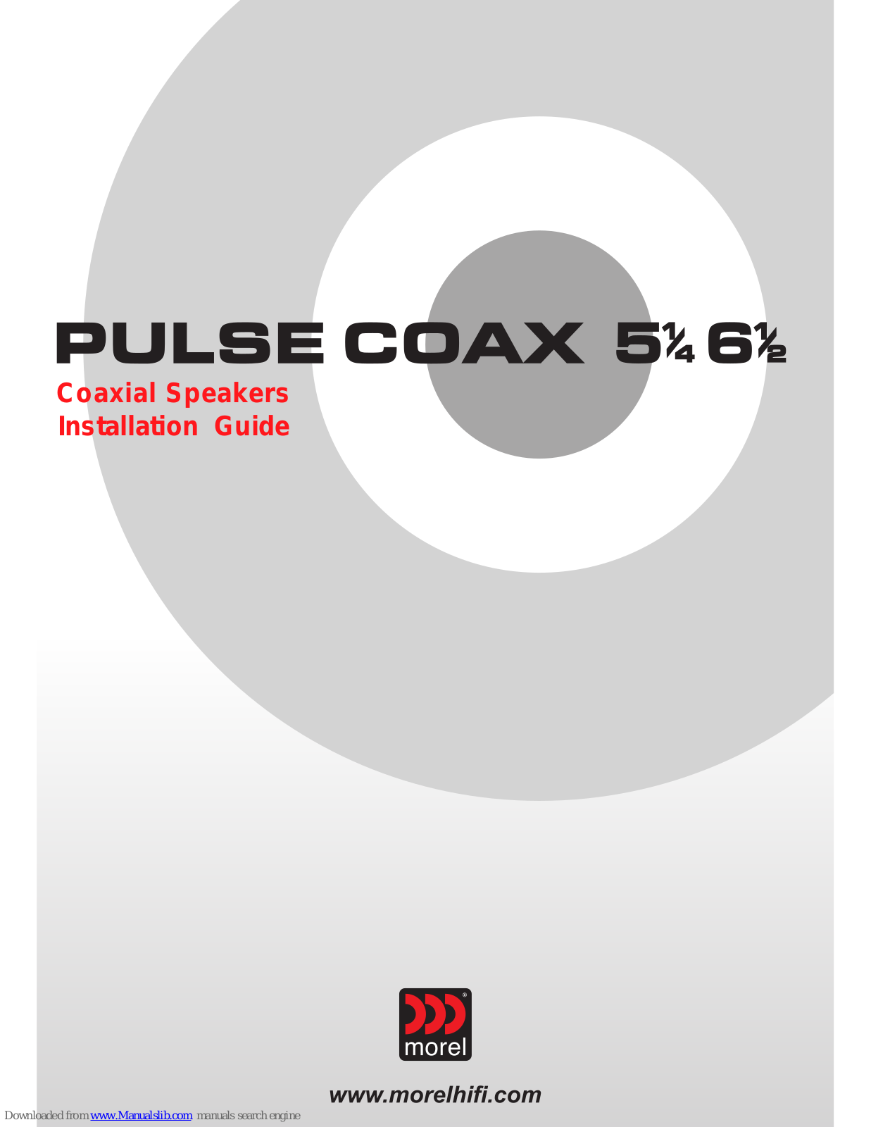 Morel Pulse  PULSE 5 1/4, Pulse 6 1/2 Installation Manual