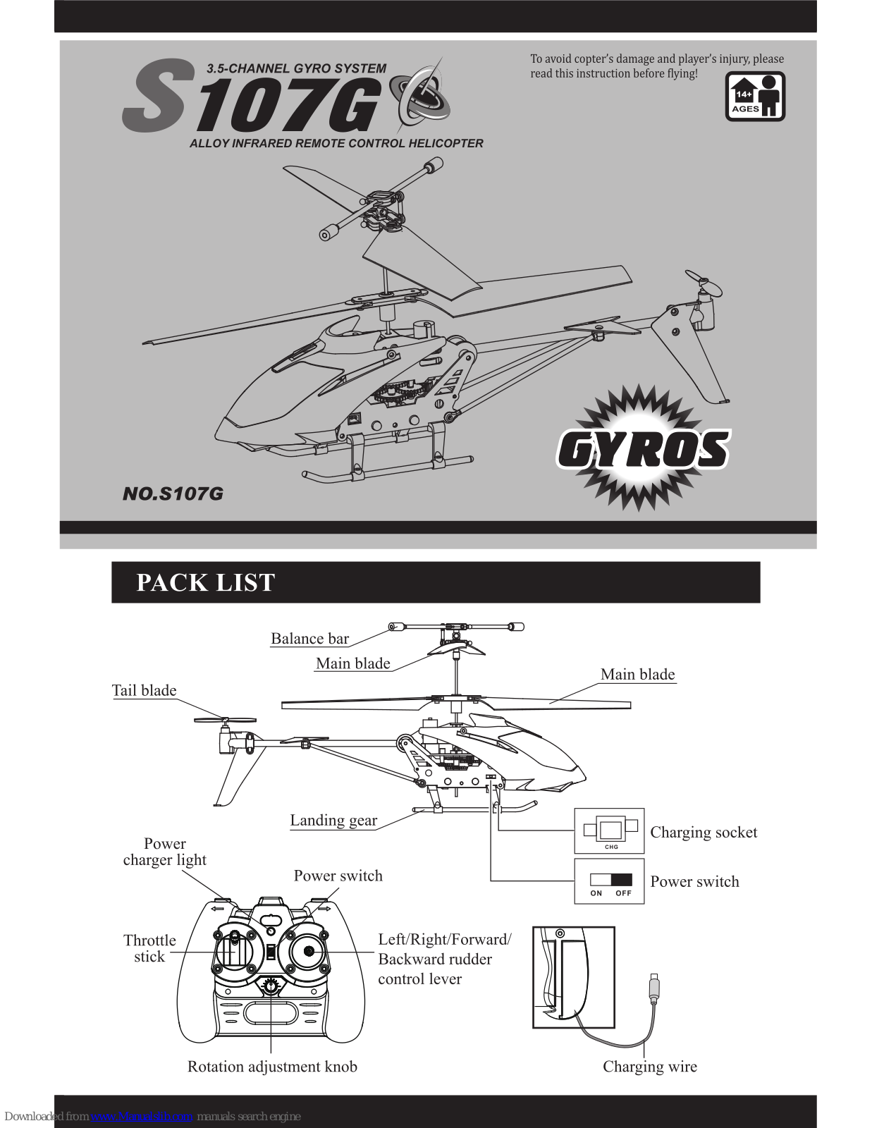 Gyros S107G User Manual