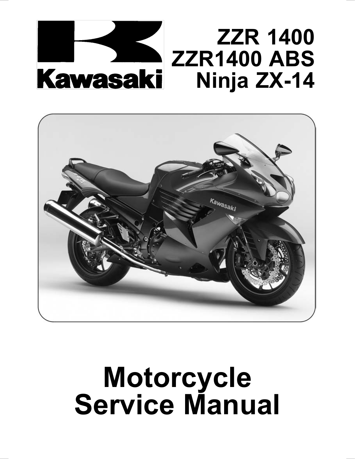 Kawasaki NINJA ZX-14 Service Manual