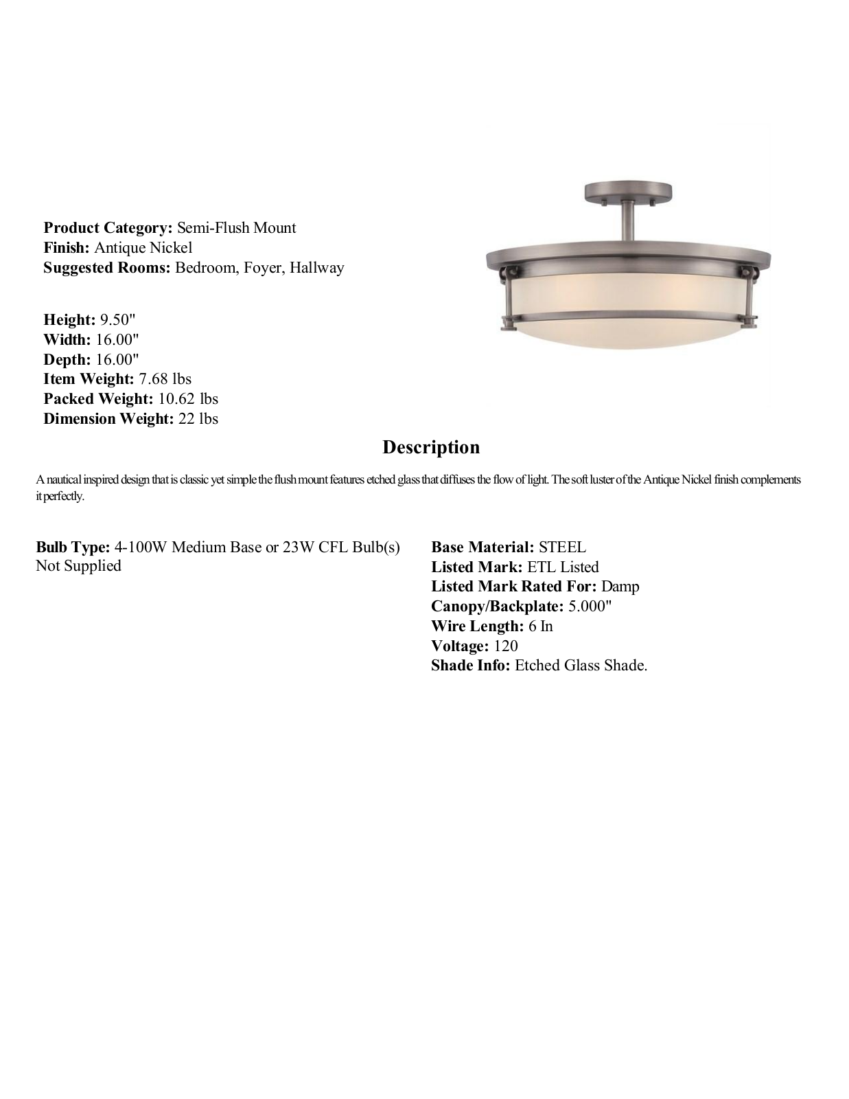 Sand & Stable W004726700 Specifications - ManualMachine.com