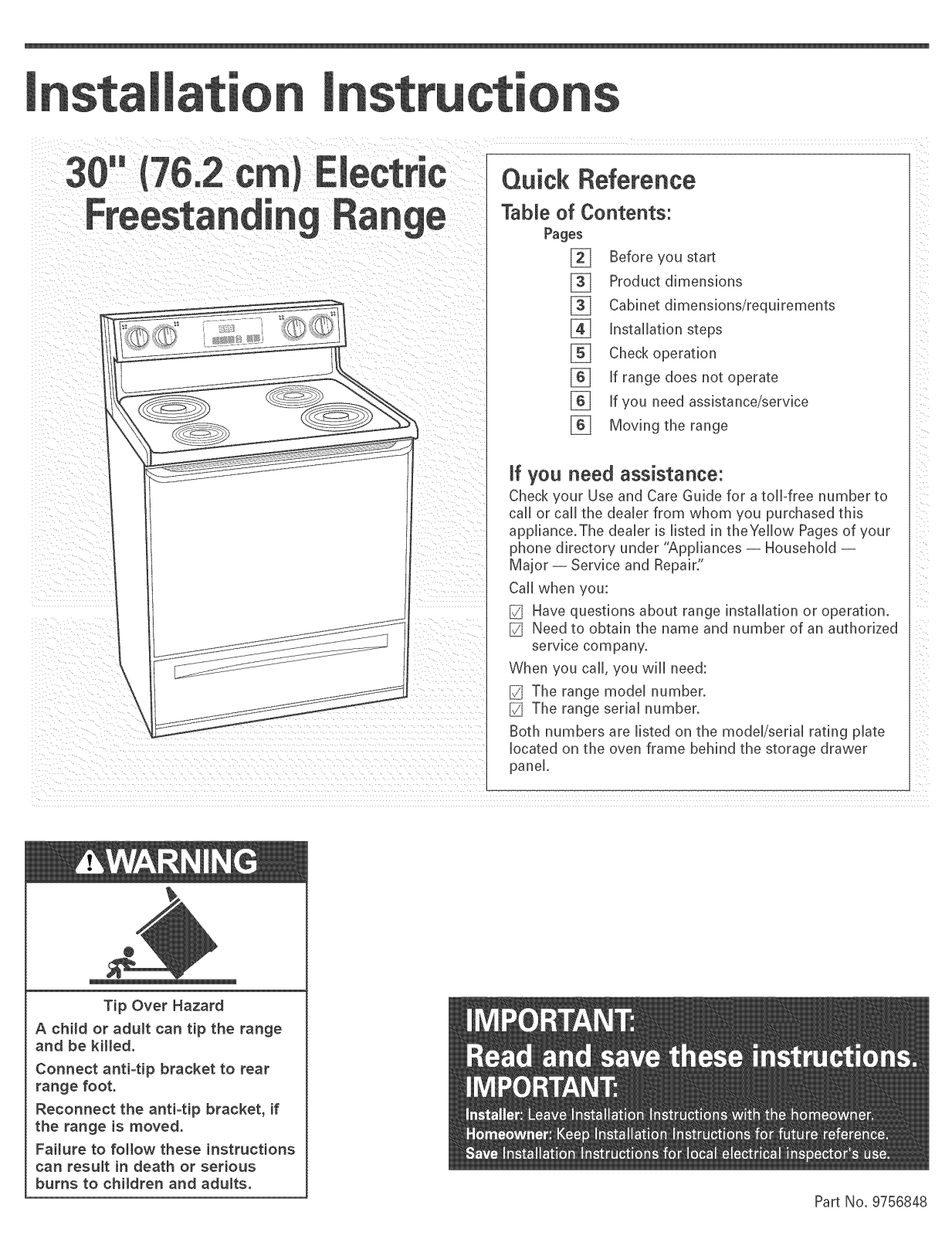 Whirlpool WERP3100PS0 Installation Guide - ManualMachine.com