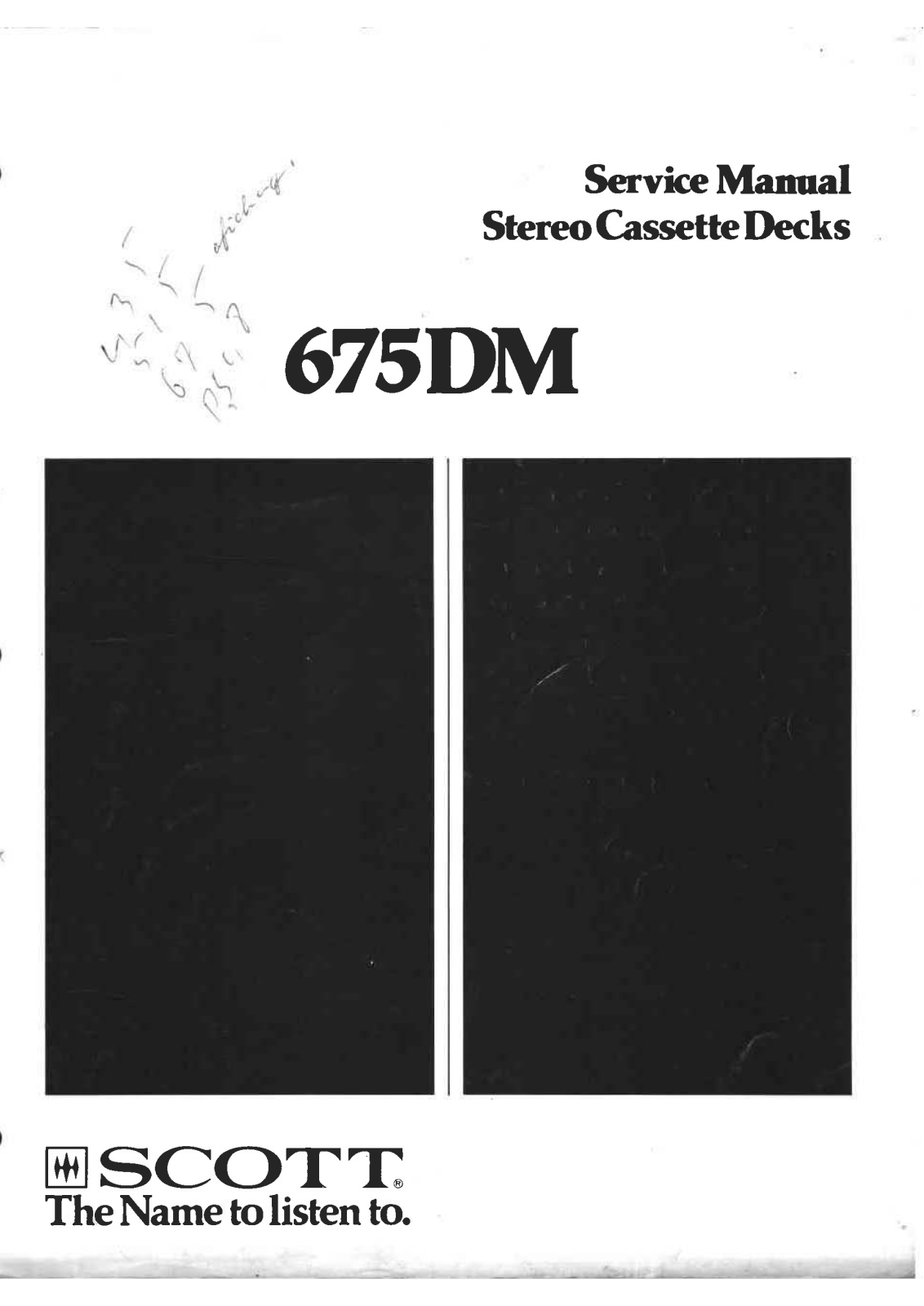 Scott 675DM Service Manual