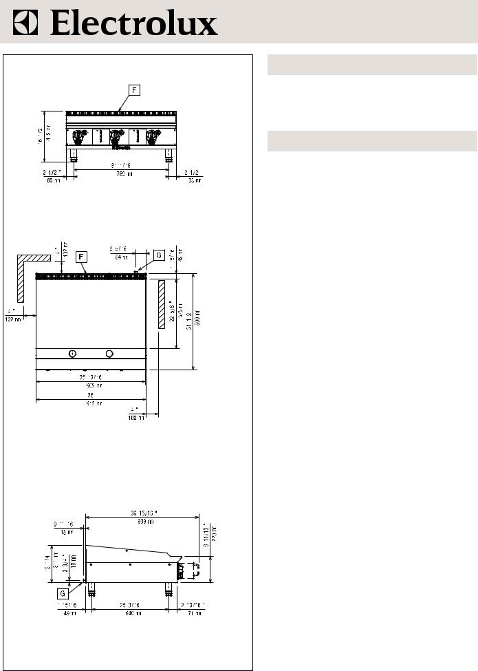 Electrolux 169014 (ARG36FL) General Manual