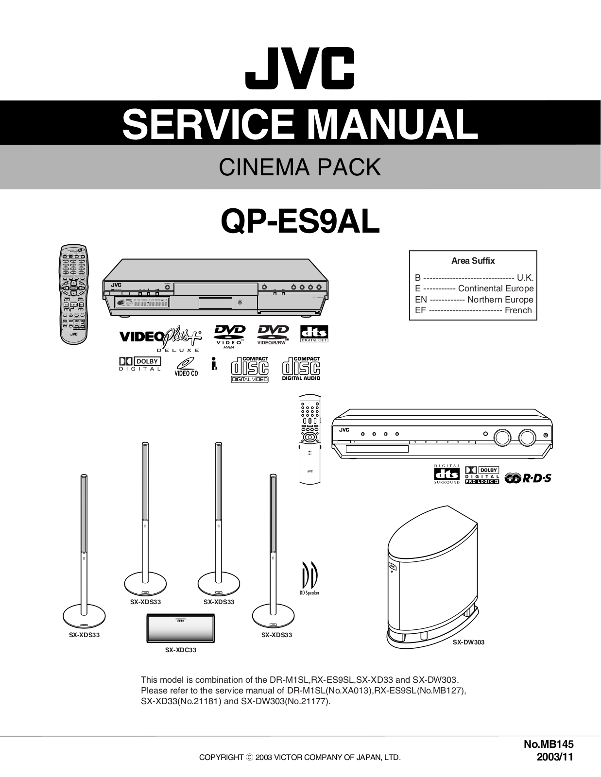 JVC QP-ES9AL Service Manual