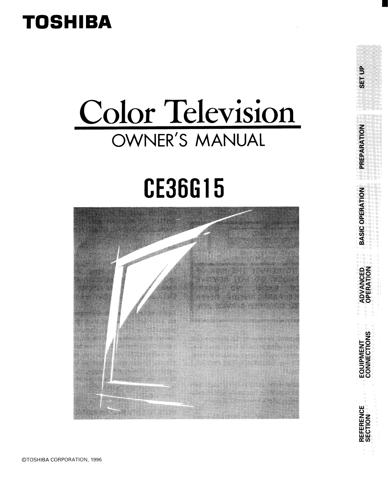 Toshiba CE36G15 User Manual